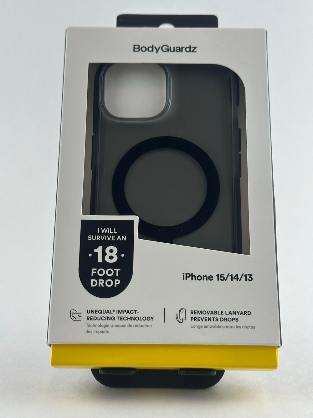BodyGuardz iPhone 15/14/13 Smokey Black MagSafe Case NWT MSRP: $50.00